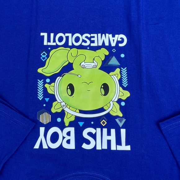 Child’s Sz-S/M/7 & M/L/10 Graphic T-Shirt w/Green Gaming Monster/Alien Character - Picture 15 of 16